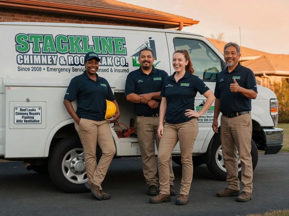 Chimney flashing repair company in New Haven, IL